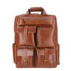 Travel Tote Light Brown Leather Bag 1