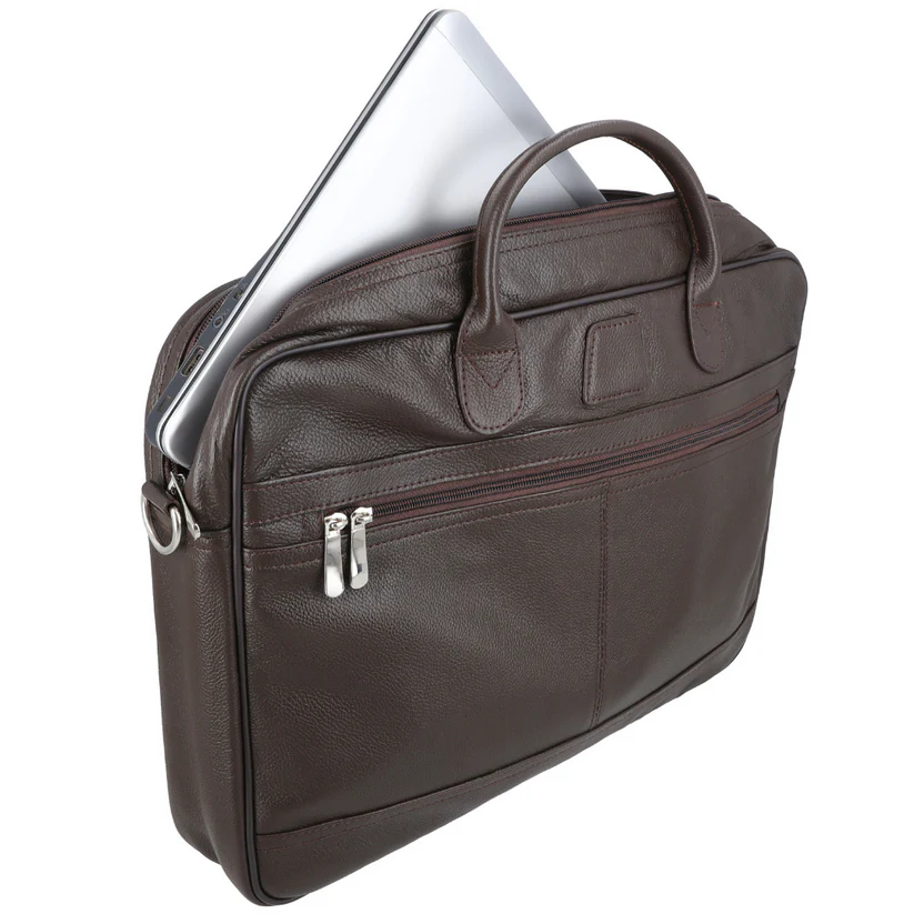 Brown Venture Vault Laptop Bag 1