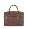 Vintage Vibe Brown Laptop Leather Bag 1